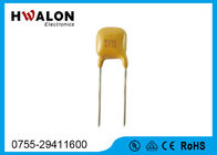 Parte radial amarilla del resistor del termistor de los componentes electrónicos PPTC del color plomada