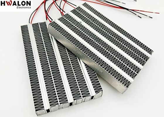 Calentador de aluminio PTC de 300W Calentador de aire cerámico de temperatura constante Elemento de calefacción para unidad de ventilación Dispositivo 120*75*15mm