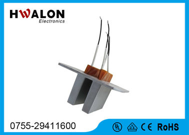 Corriente baja de la avalancha del caso del PTC de aire del calentador del elemento 220V 800W de la forma de cerámica de aluminio del cuadrado