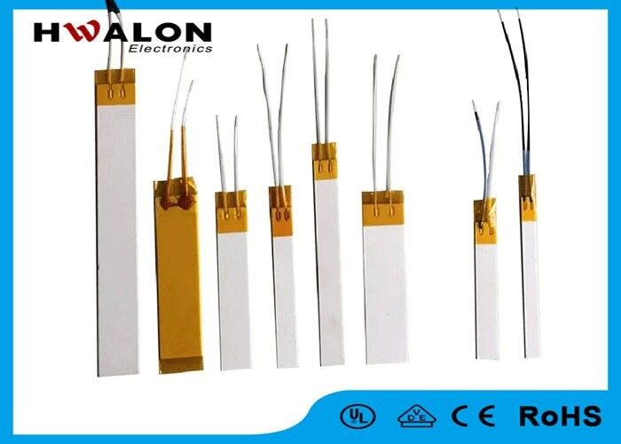 Calentador cerámico Mch Placa cuadrada para alisadores de cabello 24v Placa Blanco Calentador cerámico eléctrico para máquina médica MCH Resistente aislado